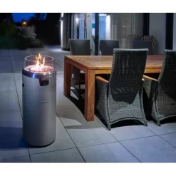 Buschbeck Terassenheizer Loungefeuer Faro Grau 7,5 KW -Einrichtungsgeschäft 870668 4224 7