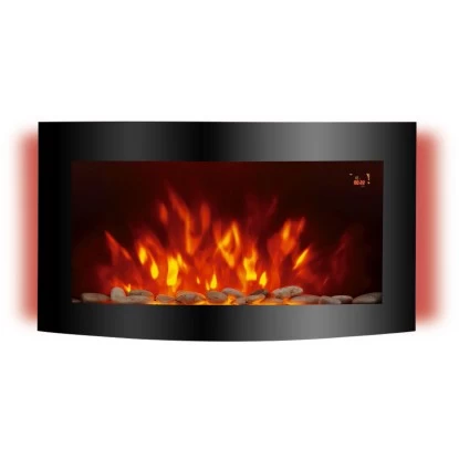 El Fuego Elektrokamin Davos (Zürich 2.0) Schwarz LED-Beleuchtung Dimmbar 2 KW 2 El Fuego Elektrokamin Davos (Zürich 2.0) Schwarz LED-Beleuchtung Dimmbar 2 KW – Bild 2