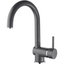 Verosan Küchenarmatur Prag Niederdruck Rund Matt Dunkelgrau