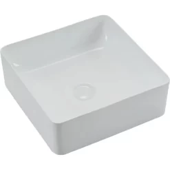Verosan Aufsatzwaschbecken 37 Cm Wien Weiß Eckig