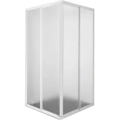 Sanotechnik Eckdusche 185 Cm X 73 Cm - 88 Cm