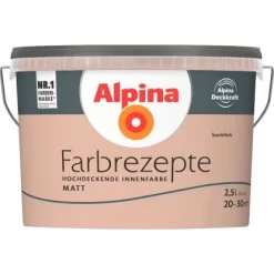 Alpina Farbrezepte Sandelholz Matt 2,5 L